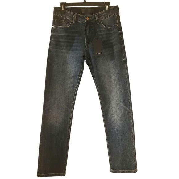 NWT KanCan Men's Slim Straight Medium Wash Size 31 / 31 Comfort Stretch - Picture 3 of 6